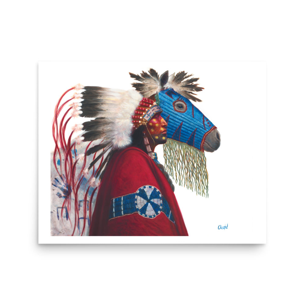 IRON HAIL AND LIGHTNING EYES | Fine Art Print