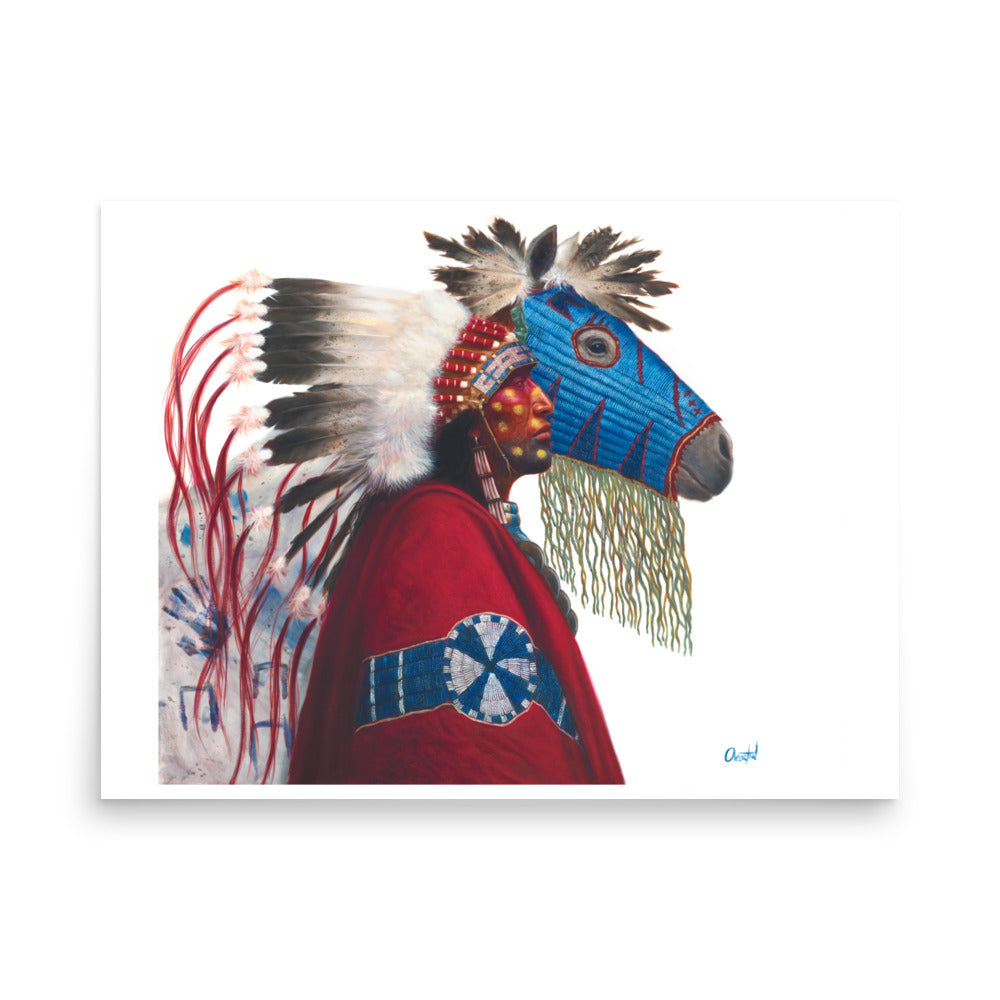 IRON HAIL AND LIGHTNING EYES | Fine Art Print