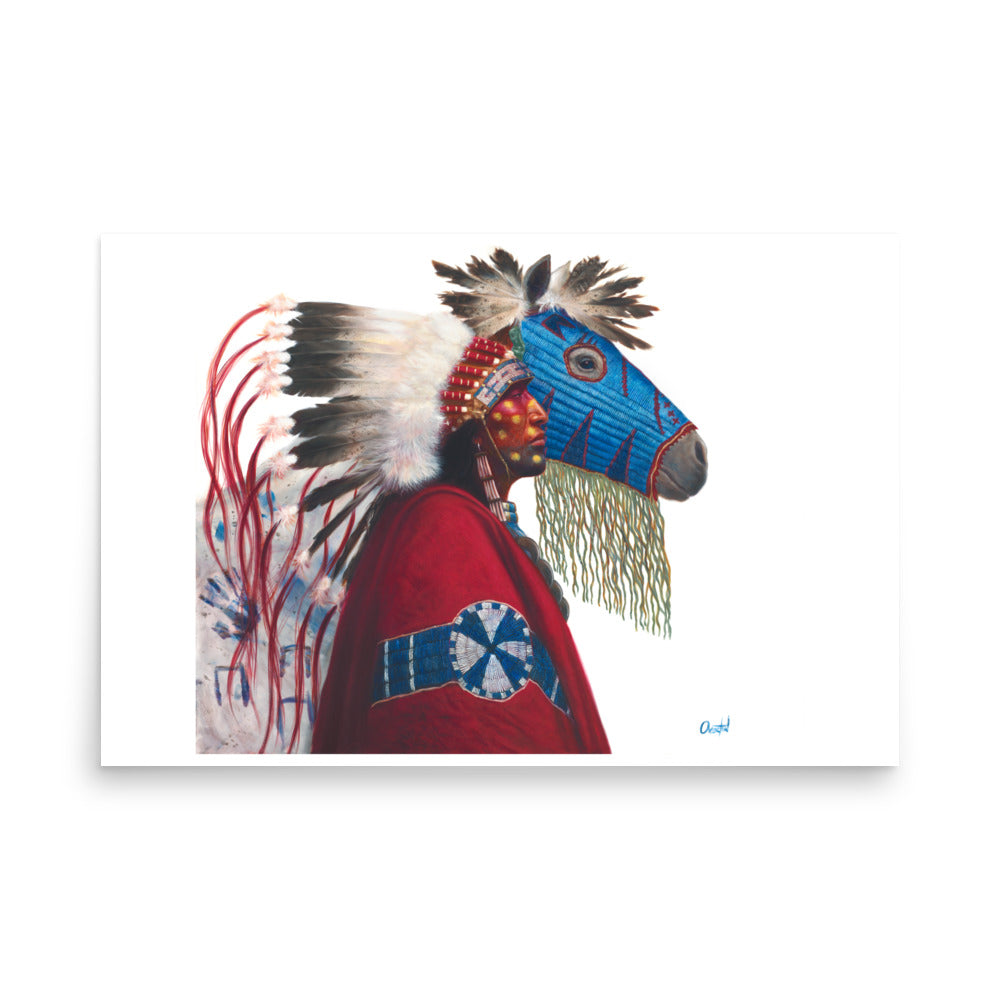 IRON HAIL AND LIGHTNING EYES | Fine Art Print