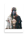 BLACK WOLF WHITE RAVEN | Fine Art Print