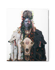 BLACK WOLF WHITE RAVEN | Metal Print