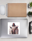WHITE BUFFALO CALF WOMAN | Bubble-free Stickers
