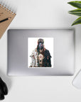 BLACK WOLF WHITE RAVEN | Bubble-free Stickers