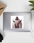 WHITE BUFFALO CALF WOMAN | Bubble-free Stickers