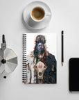 BLACK WOLF WHITE RAVEN | Spiral Notebook