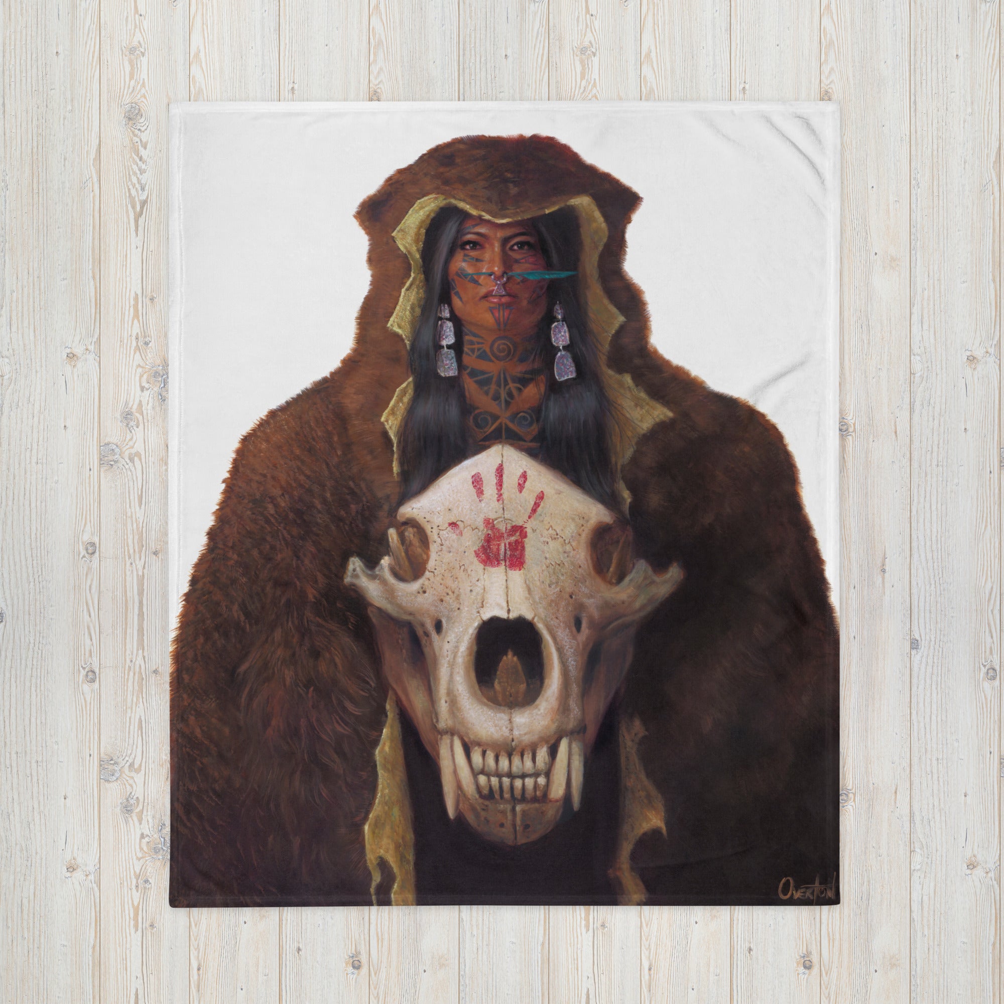 HER VOICE SHAKES THE MOUNTAIN | Throw Blanket