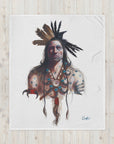 CROW HORSE | Throw Blanket