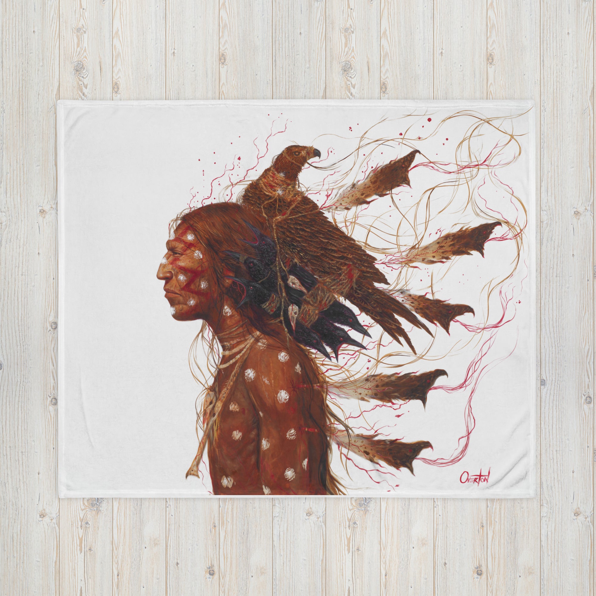 THE SAGA OF CRAZY HORSE | Throw Blanket