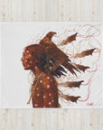 THE SAGA OF CRAZY HORSE | Throw Blanket