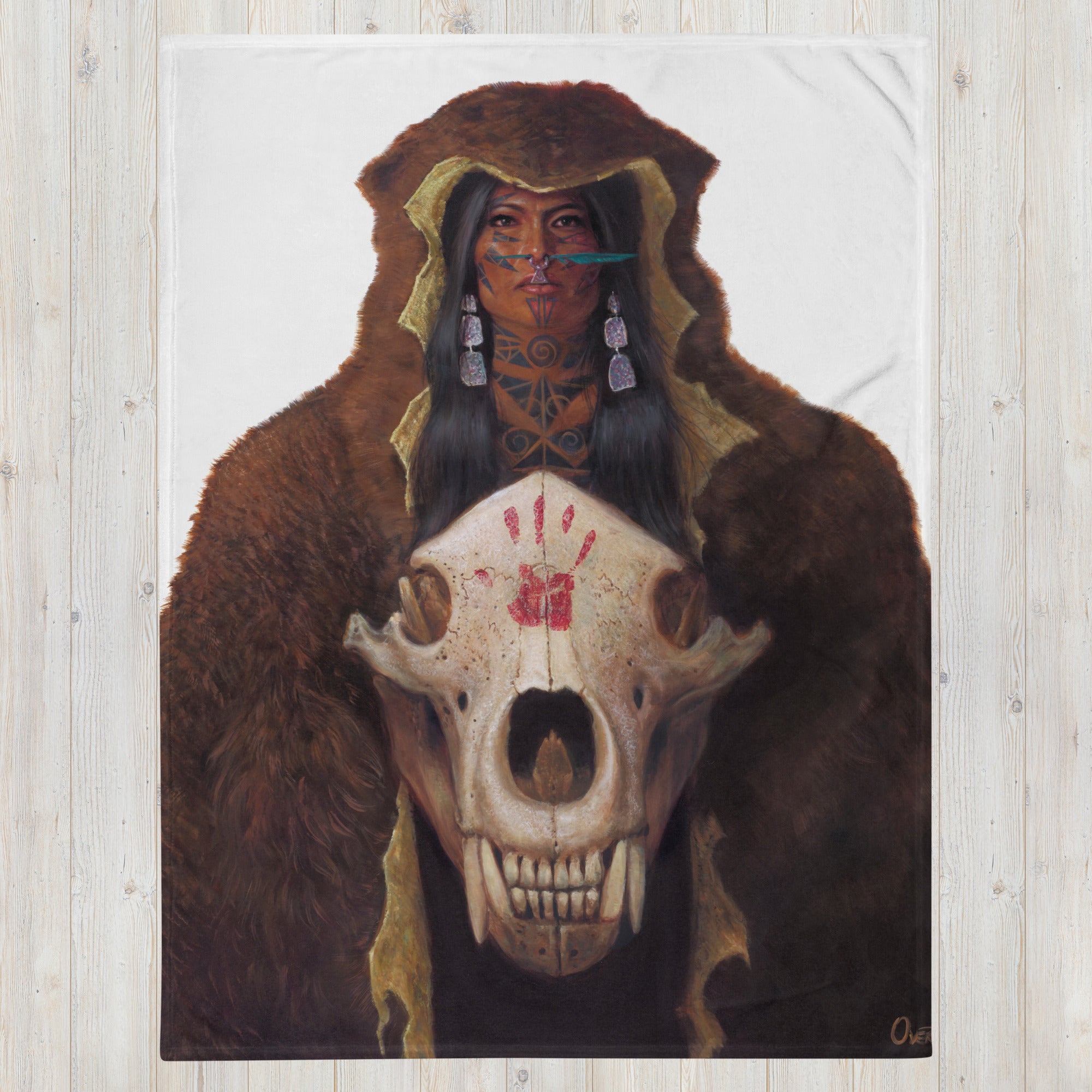 HER VOICE SHAKES THE MOUNTAIN | Throw Blanket
