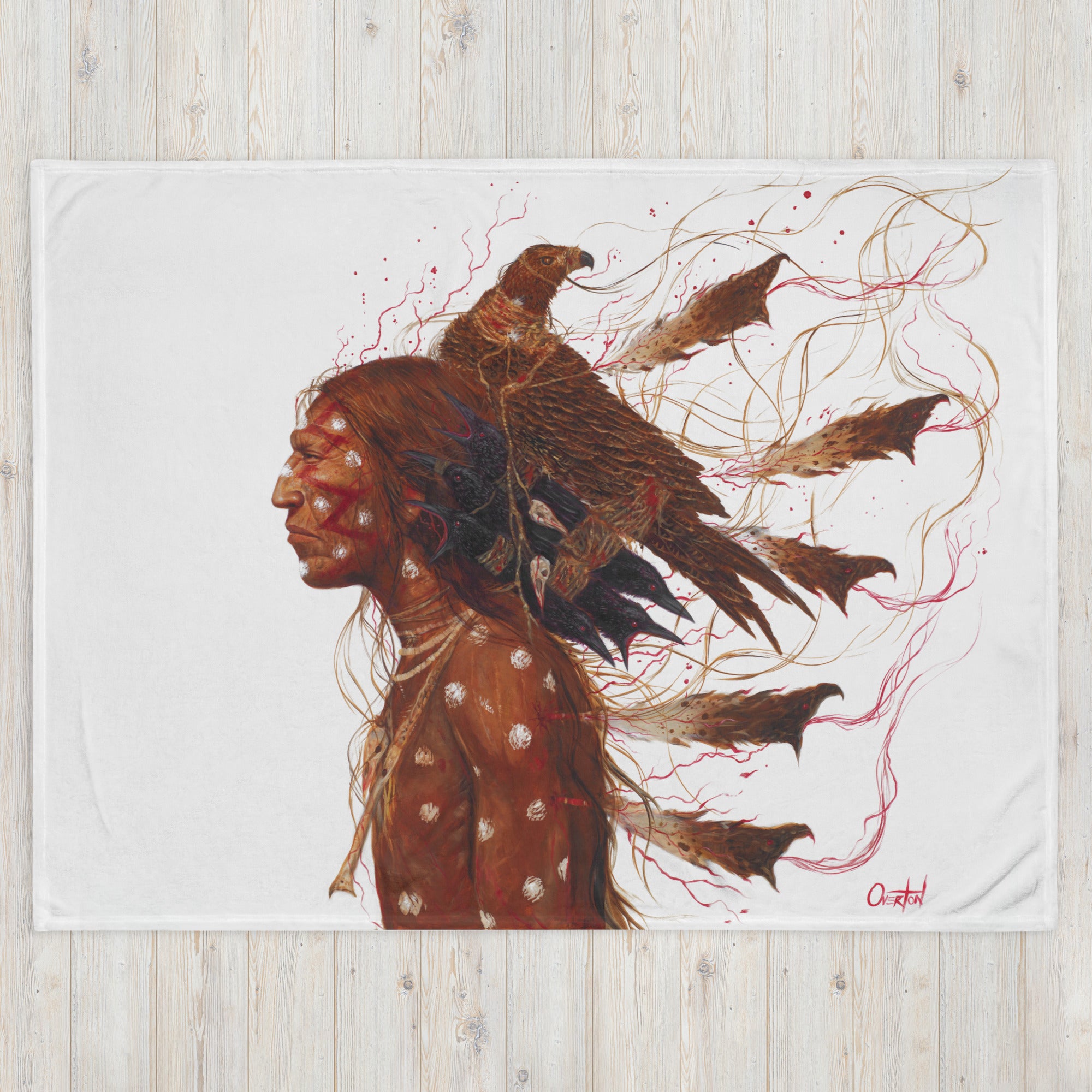 THE SAGA OF CRAZY HORSE | Throw Blanket