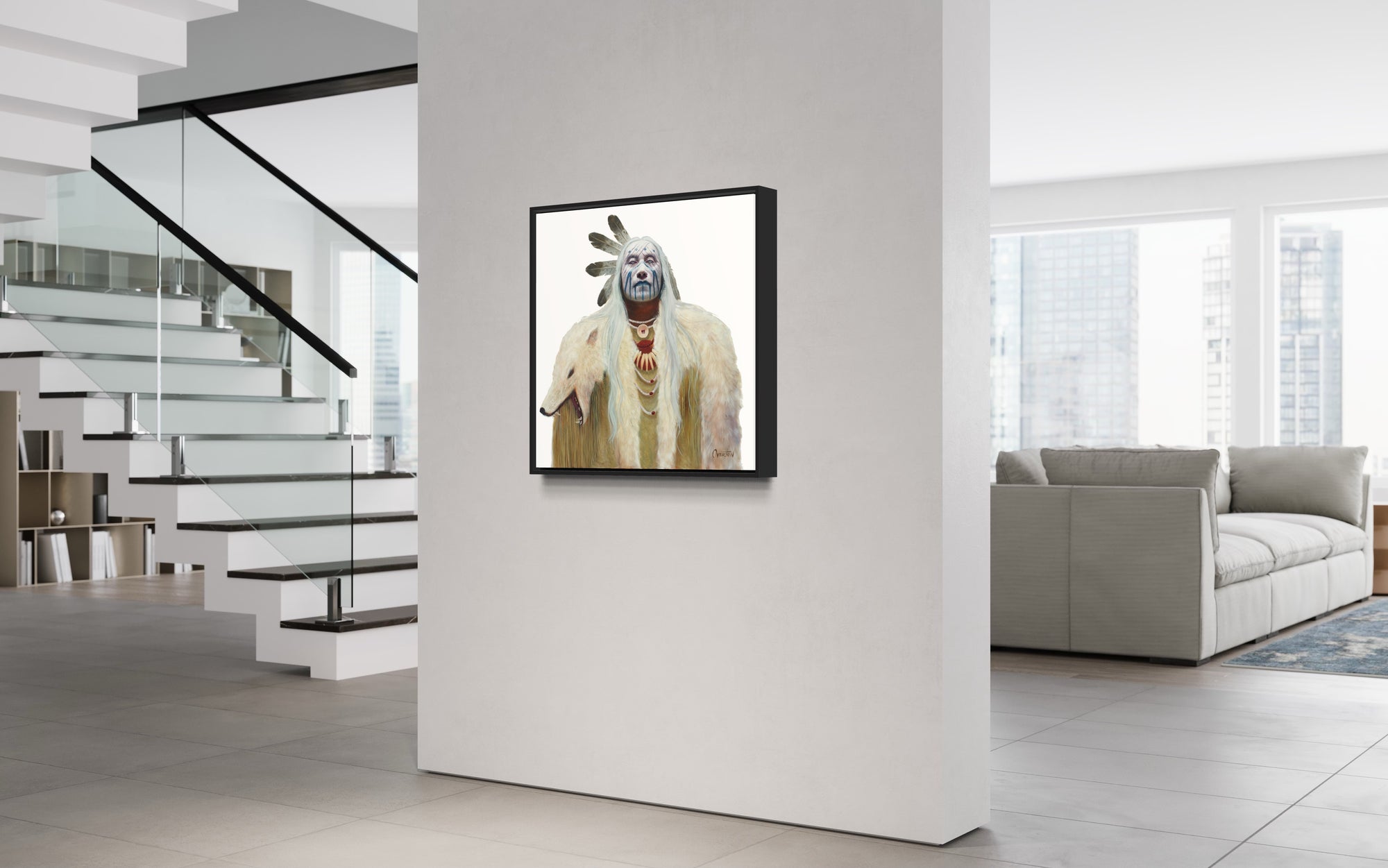 GHOST WOLF | Luxe Collection Canvas Print