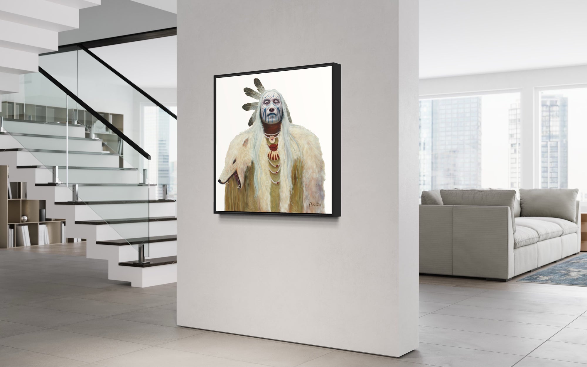 GHOST WOLF | Luxe Collection Canvas Print