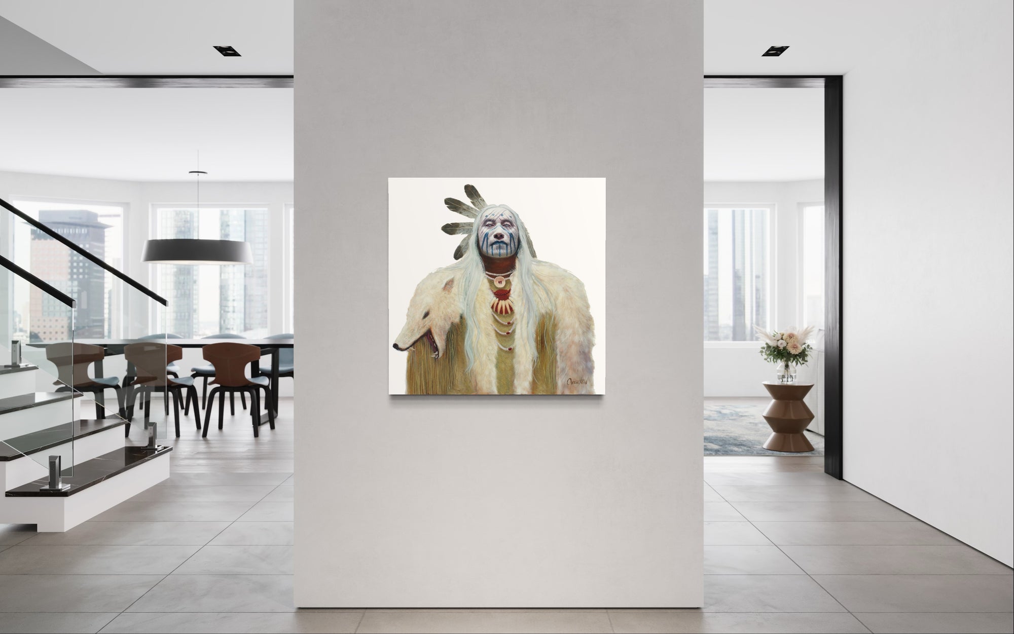 GHOST WOLF | Luxe Collection Canvas Print