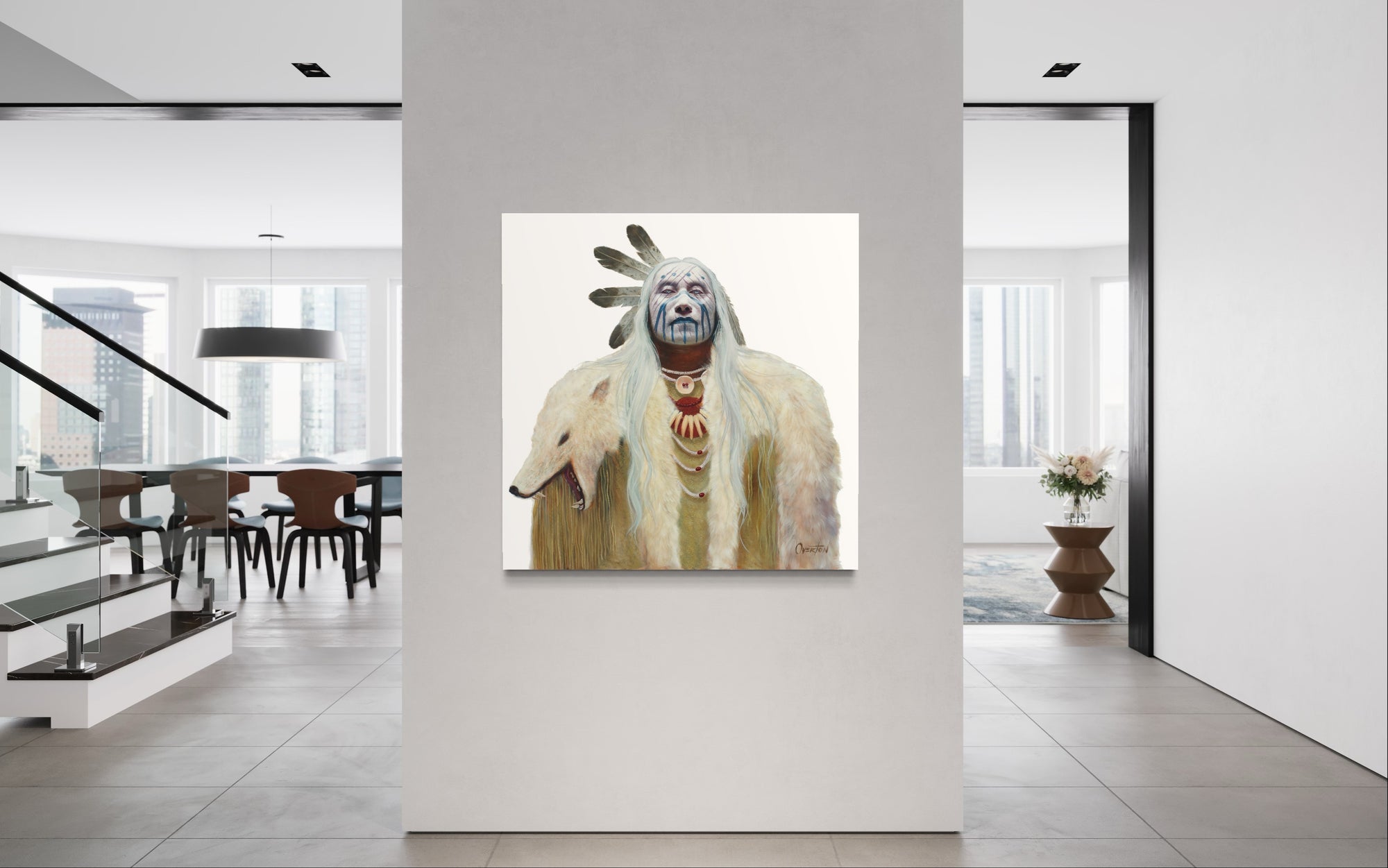 GHOST WOLF | Luxe Collection Canvas Print