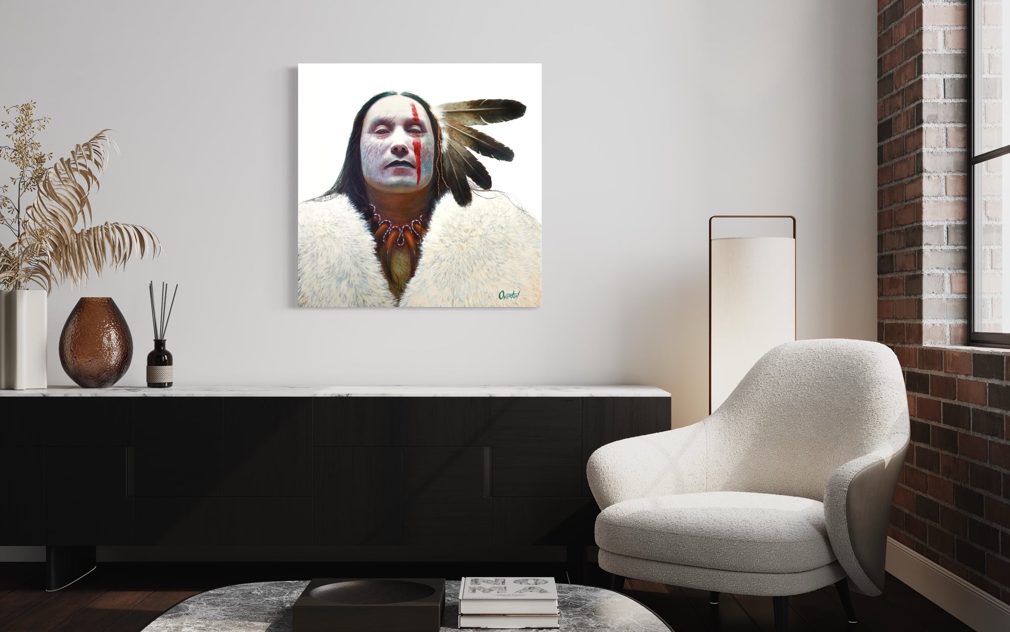 BLOOD WOLF | Luxe Collection Canvas Print