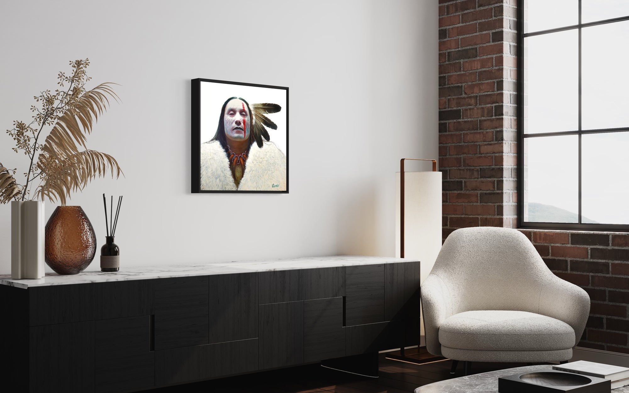 BLOOD WOLF | Luxe Collection Canvas Print