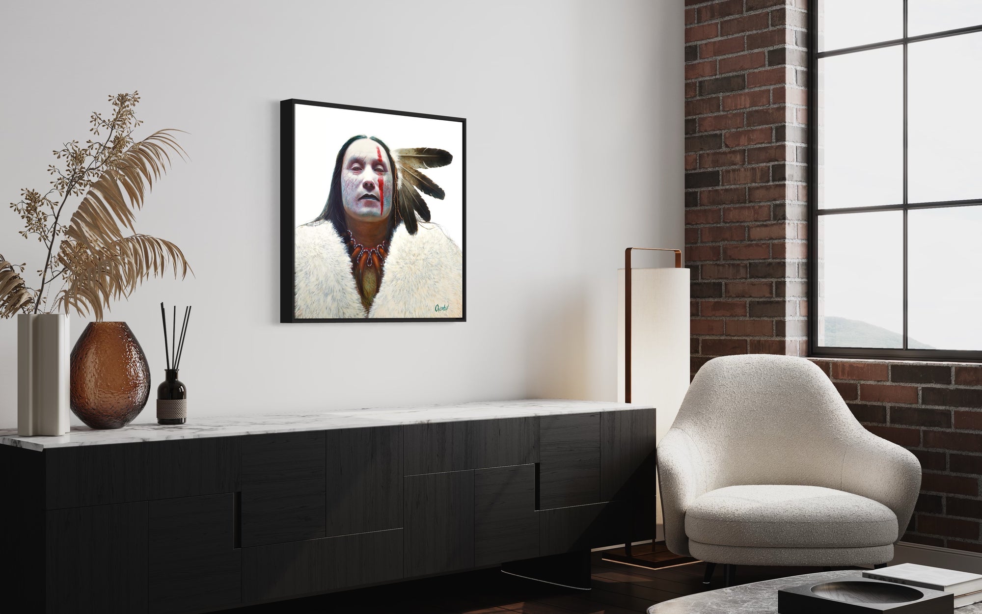 BLOOD WOLF | Luxe Collection Canvas Print