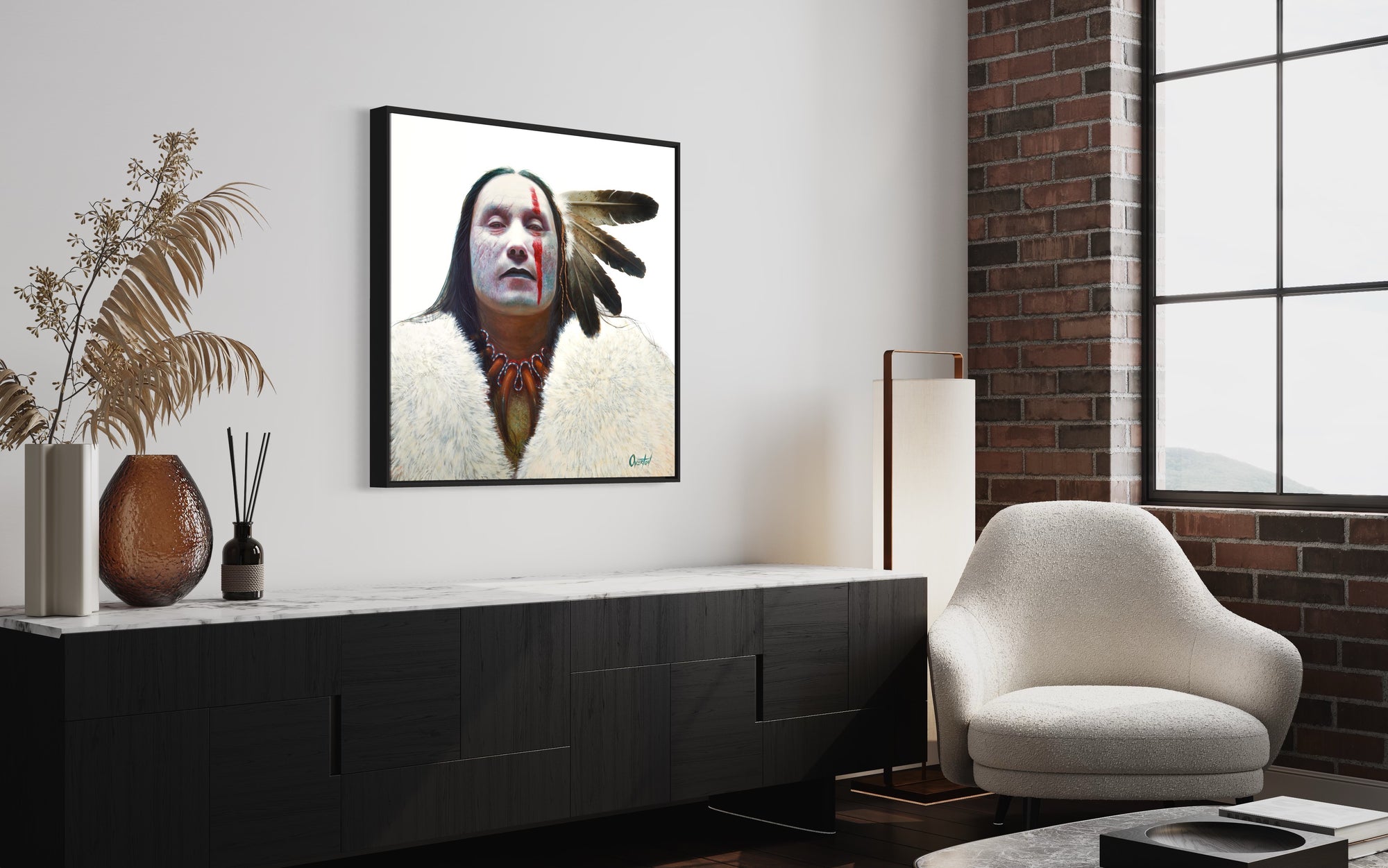 BLOOD WOLF | Luxe Collection Canvas Print