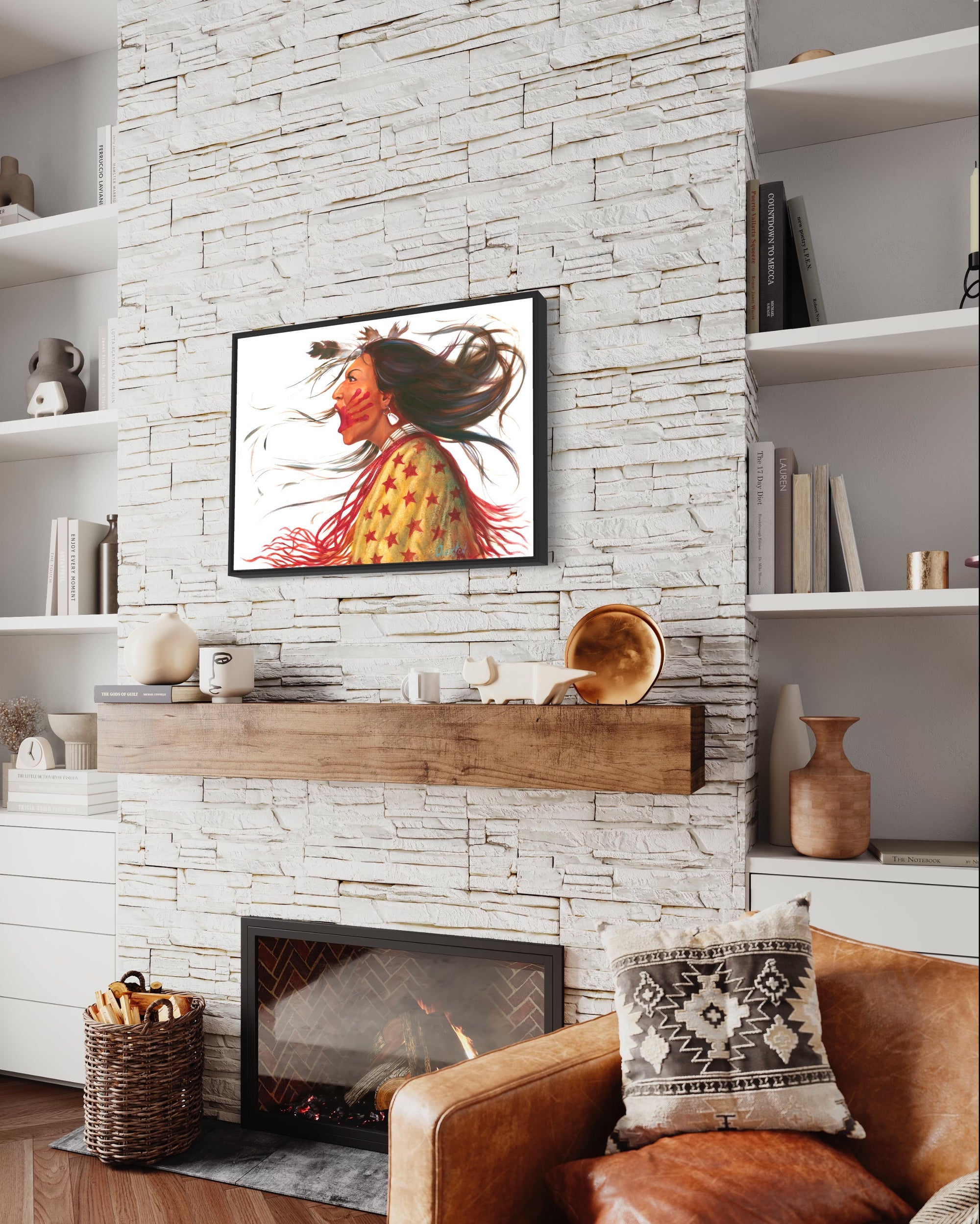 FIRE SKY | Luxe Collection Canvas Print