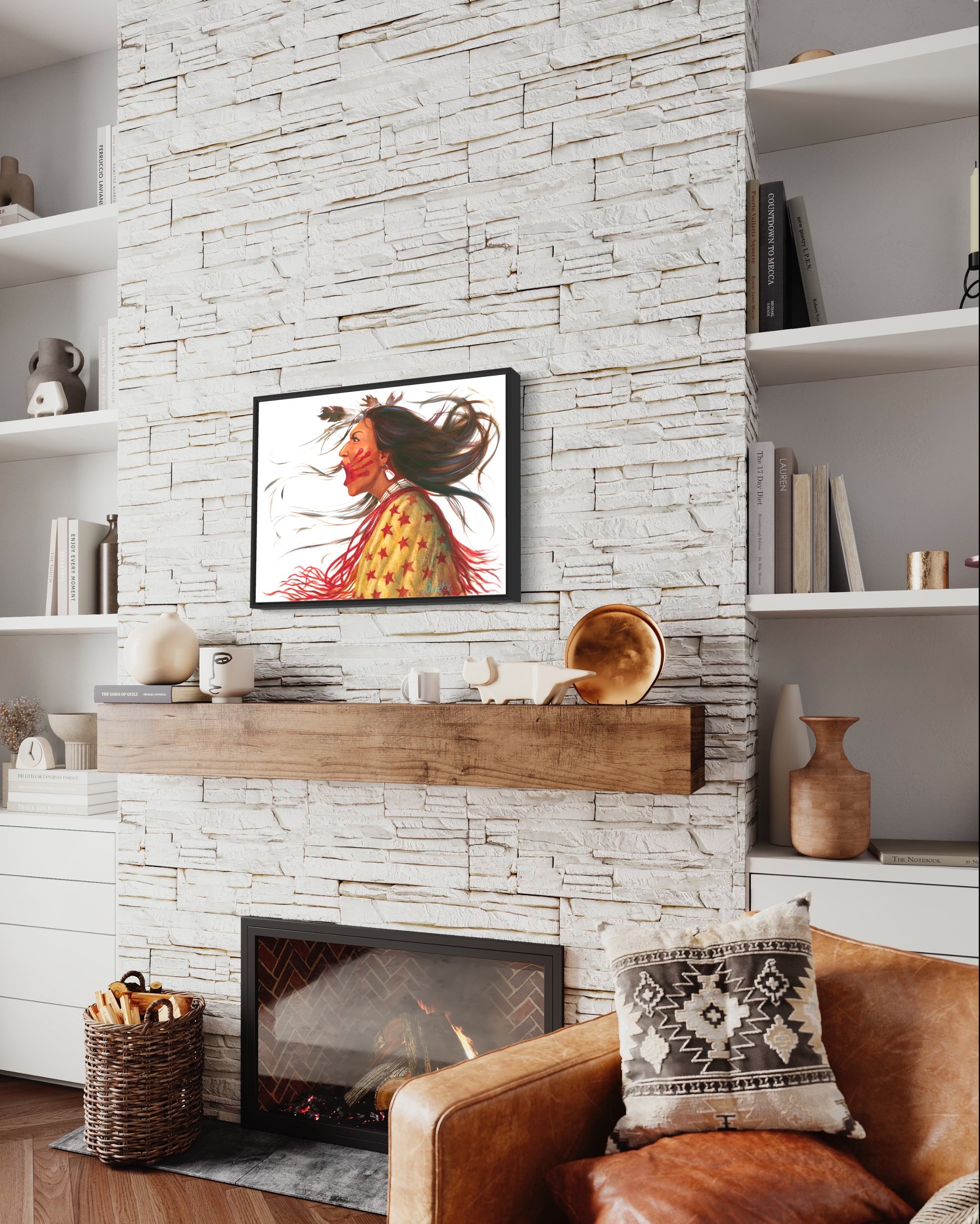 FIRE SKY | Luxe Collection Canvas Print
