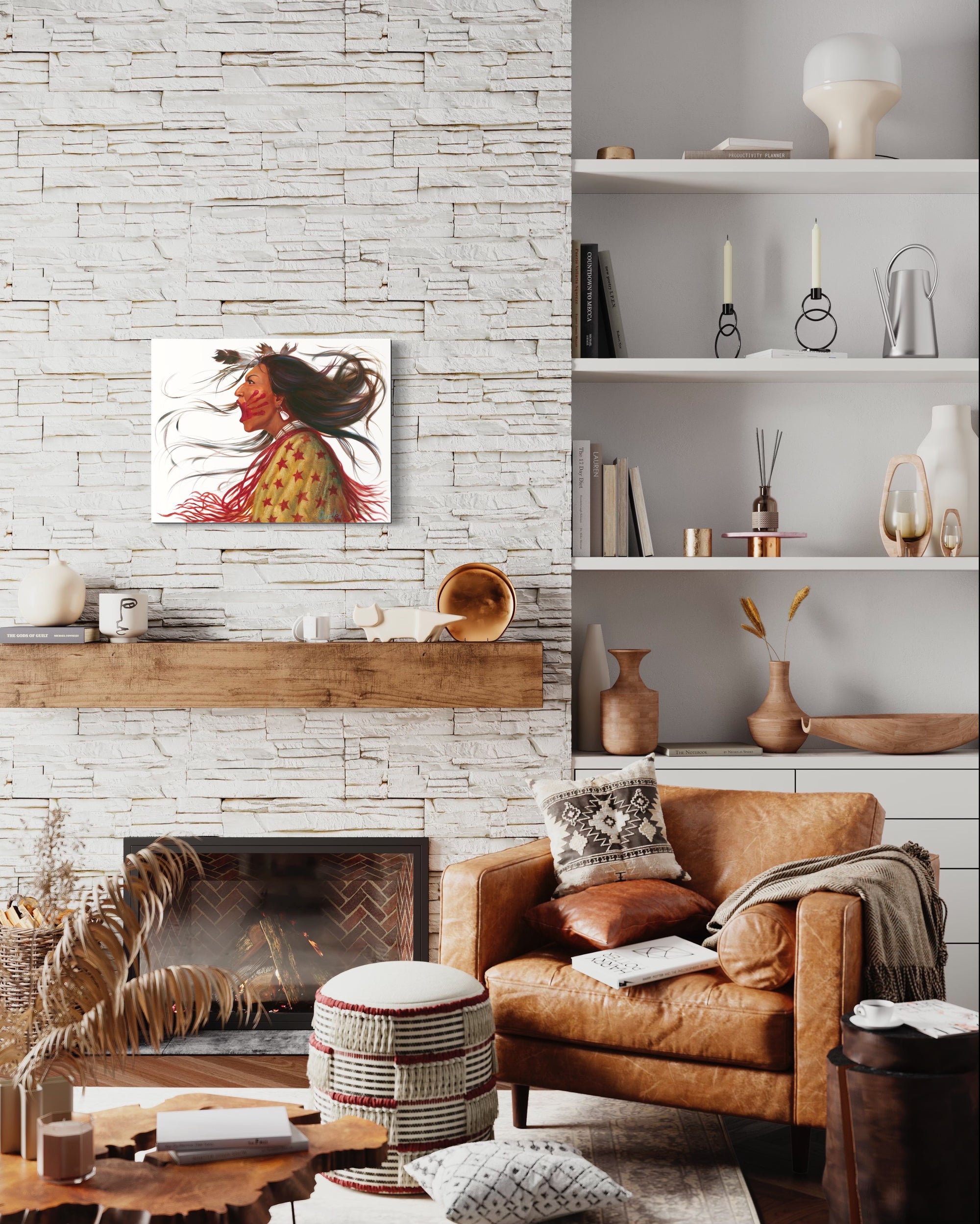 FIRE SKY | Luxe Collection Canvas Print