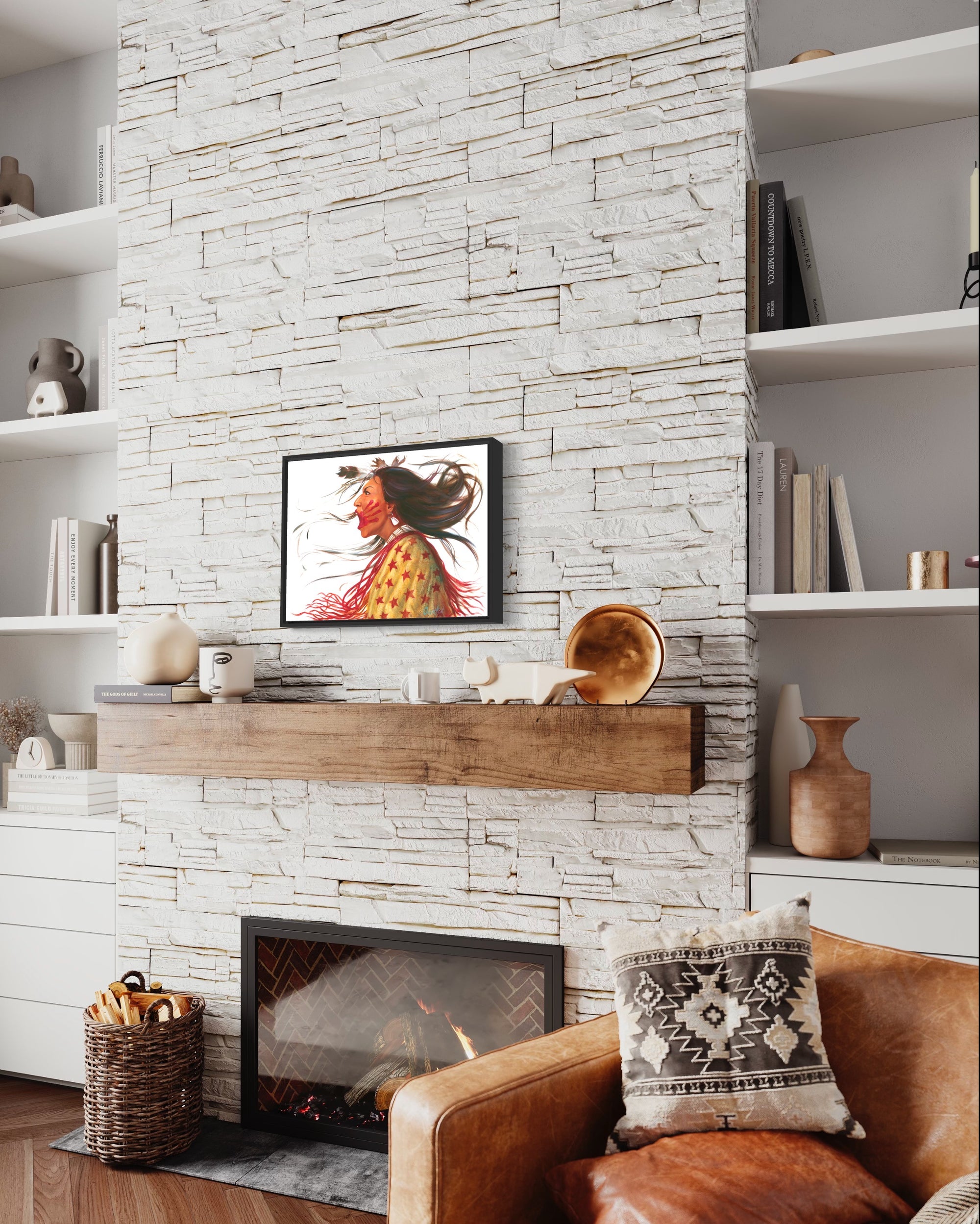 FIRE SKY | Luxe Collection Canvas Print