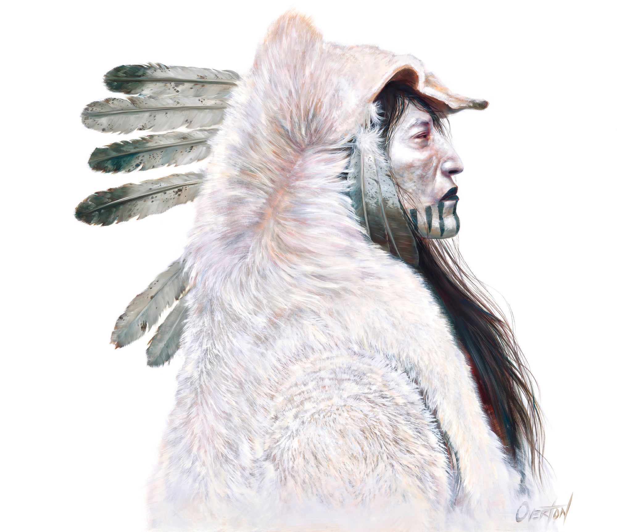 STORM CLOUD WOLF | Hand Signed Print