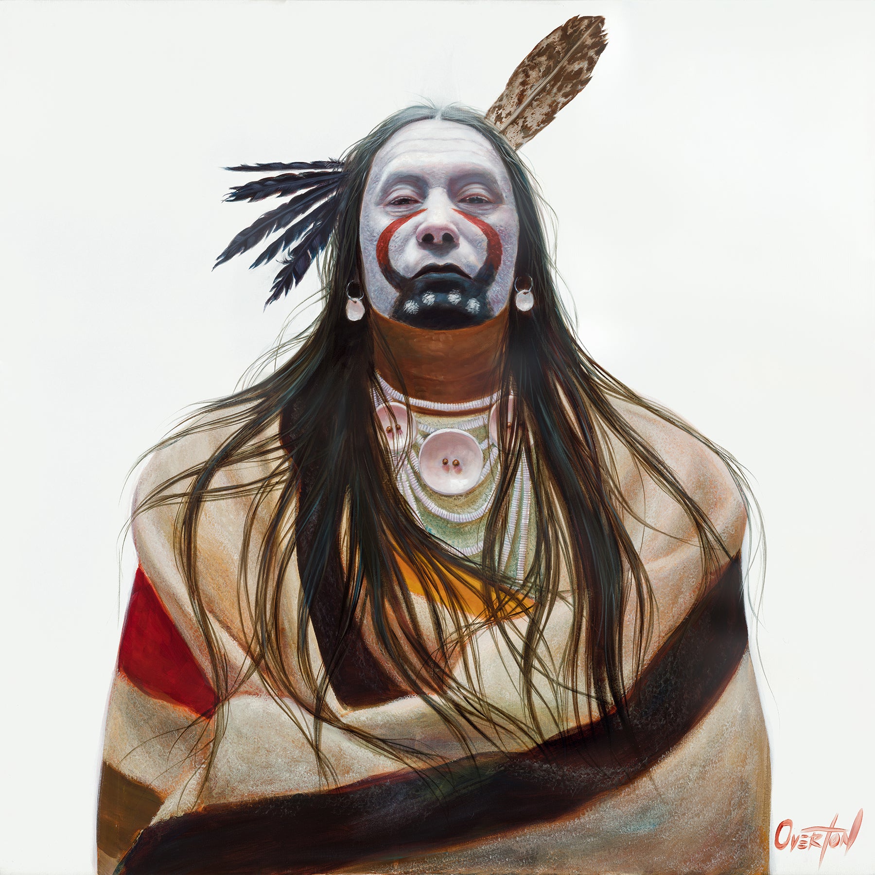 WHITE BULL | Hand Signed Print