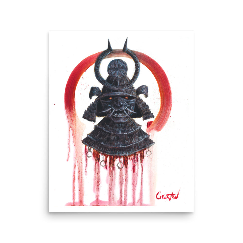 BLACK WHIRLWIND SAMURAI | Fine Art Print – Greg Overton Fine Art