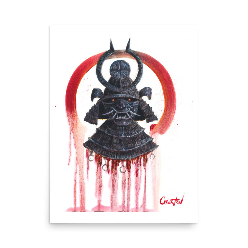 BLACK WHIRLWIND SAMURAI | Fine Art Print – Greg Overton Fine Art