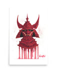 RED DRAGON SAMURAI | Fine Art Print