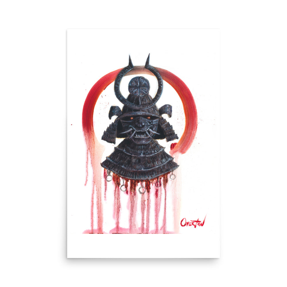 BLACK WHIRLWIND SAMURAI | Fine Art Print – Greg Overton Fine Art