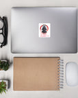 BLACK WHIRLWIND SAMURAI | Bubble-free Stickers