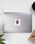 BLACK WHIRLWIND SAMURAI | Bubble-free Stickers