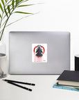 BLACK WHIRLWIND SAMURAI | Bubble-free Stickers