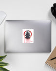 BLACK WHIRLWIND SAMURAI | Bubble-free Stickers
