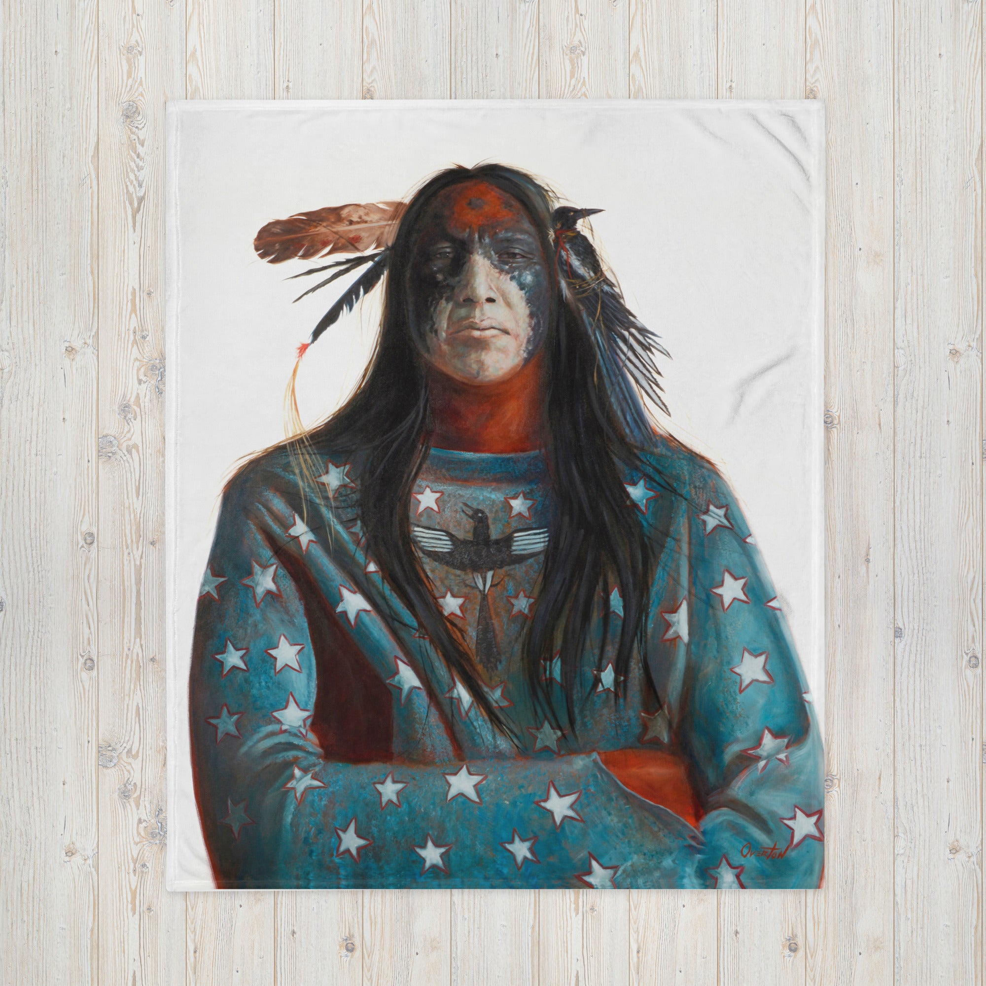 BLACK BIRD (50X60) | Throw Blanket