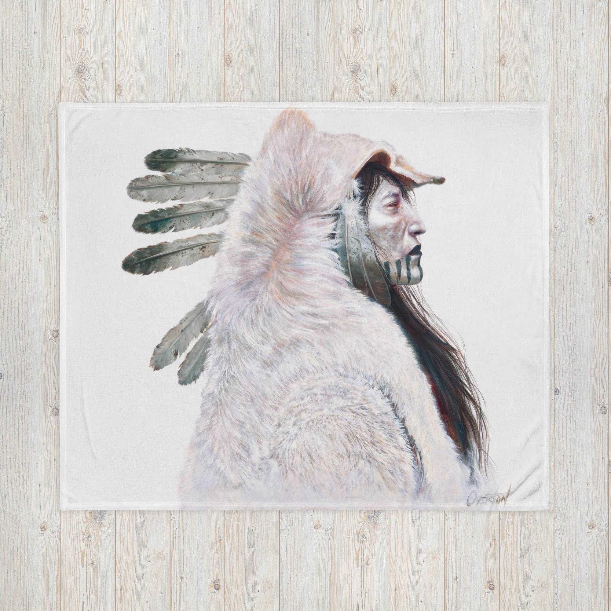 STORM CLOUD WOLF | Throw Blanket