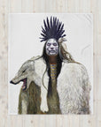 WOLF KING | Throw Blanket
