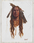 CRAZY HORSE II | Throw Blanket