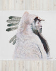 STORM CLOUD WOLF | Throw Blanket