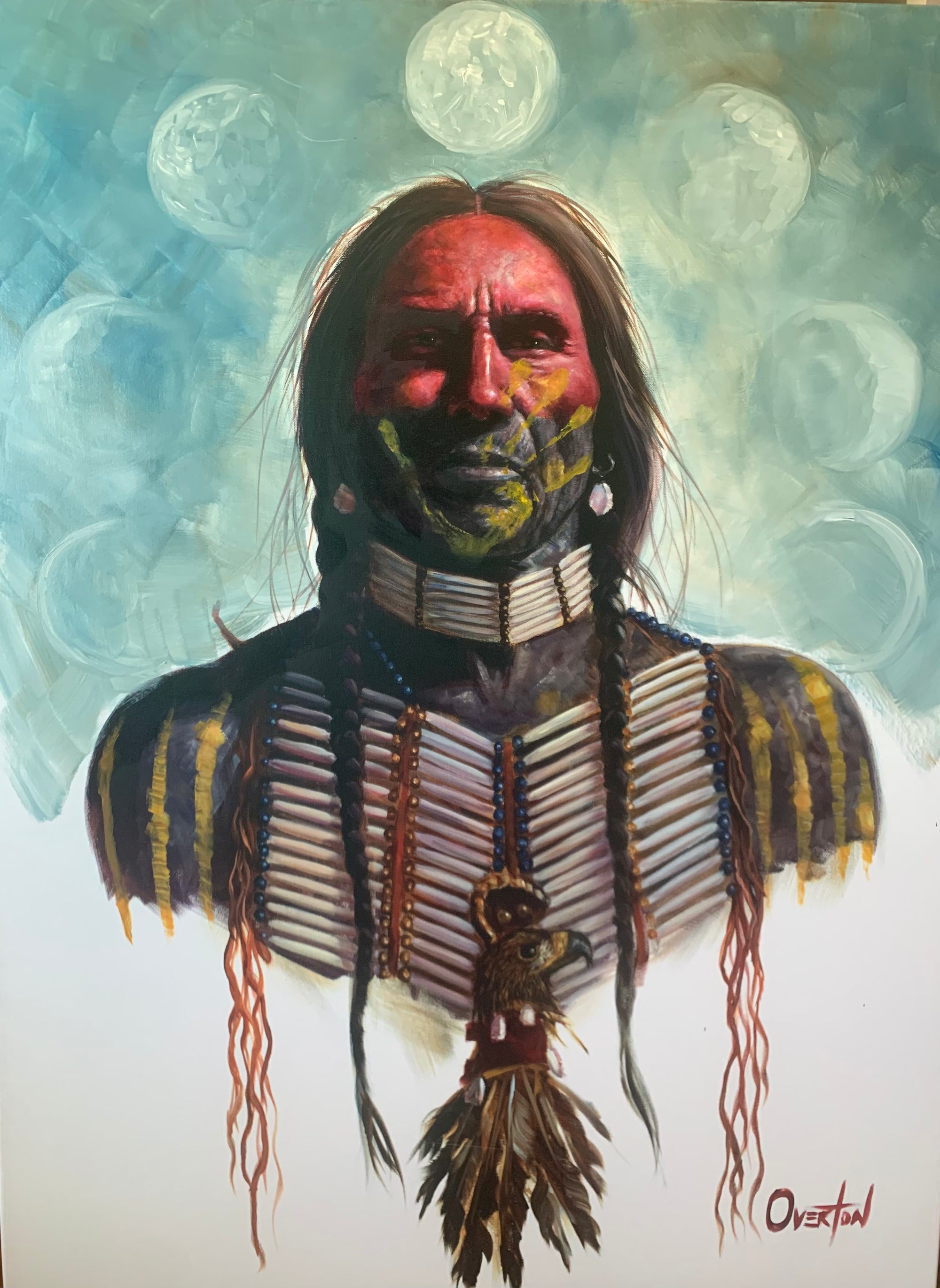 PETA NACONA (48"x36") | Hand-Embellished Canvas Print