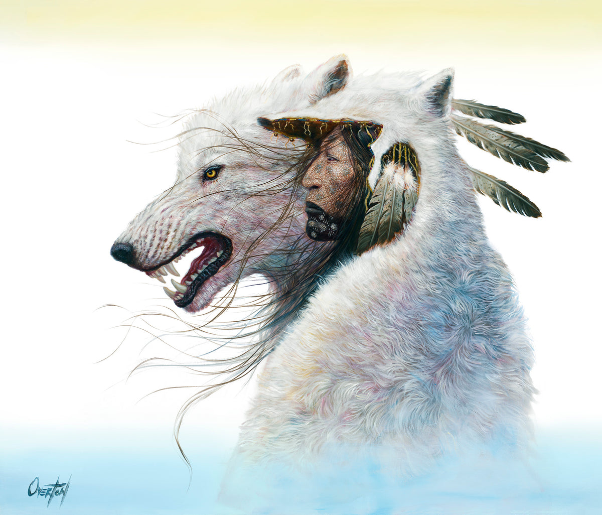 THE WAY OF THE WHITE WOLF | Hand Signed LIMITED EDITION Archival Print