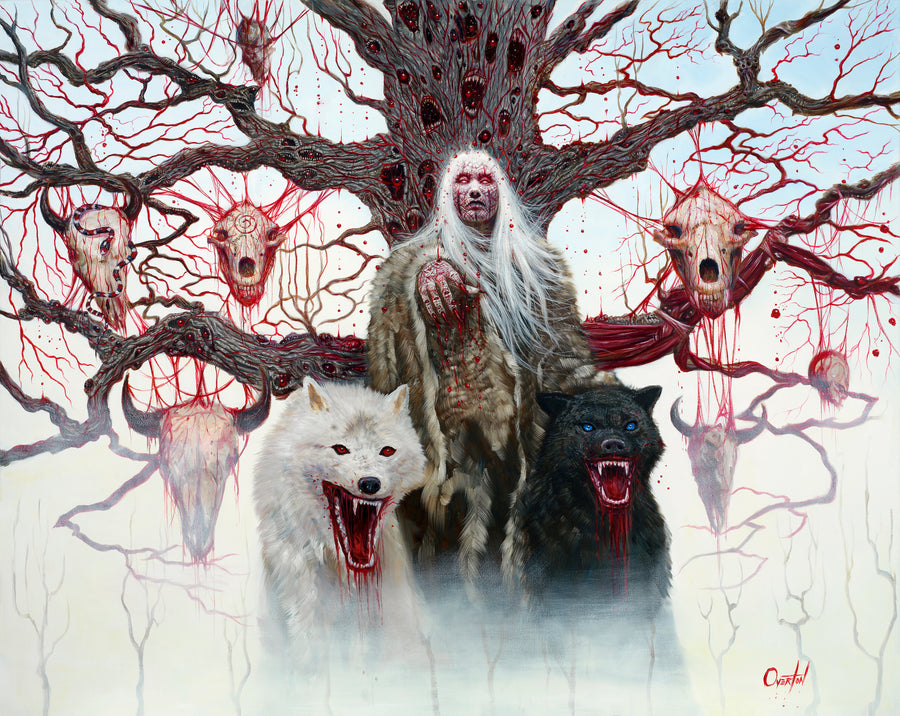 TREE OF BLOOD AND SOULS | Luxe Collection Canvas Print