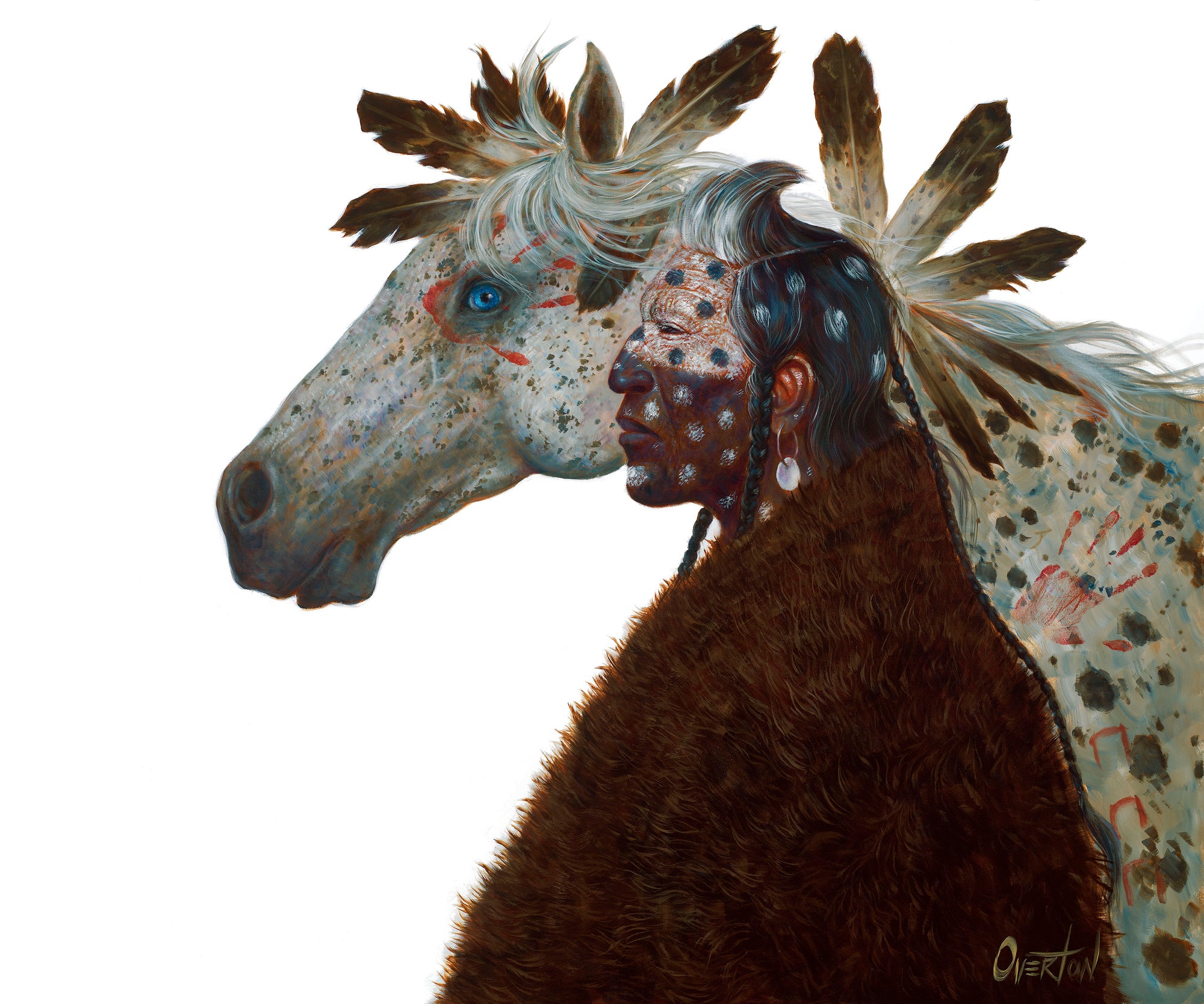 EAGLE AND HAIL | Hand Signed Print