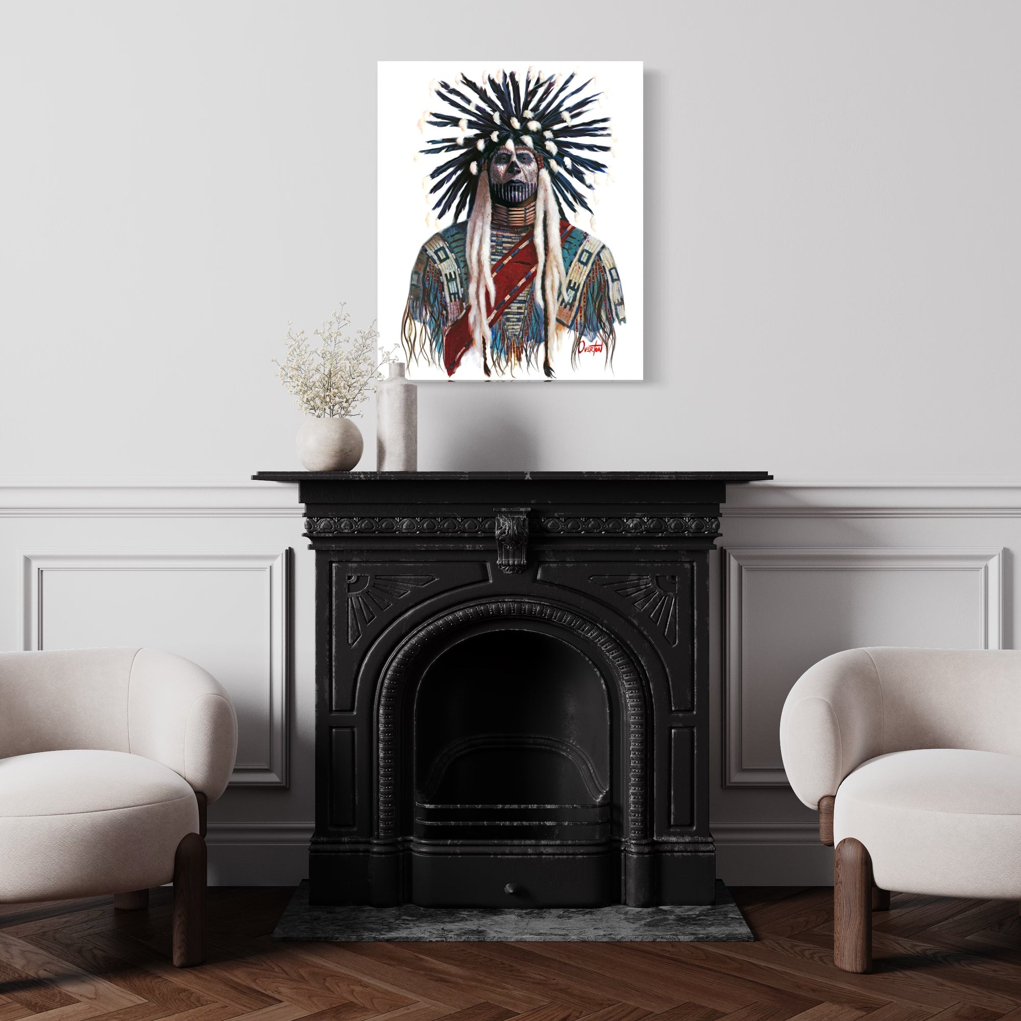 DOG SOLDIER I | Luxe Collection Canvas Print