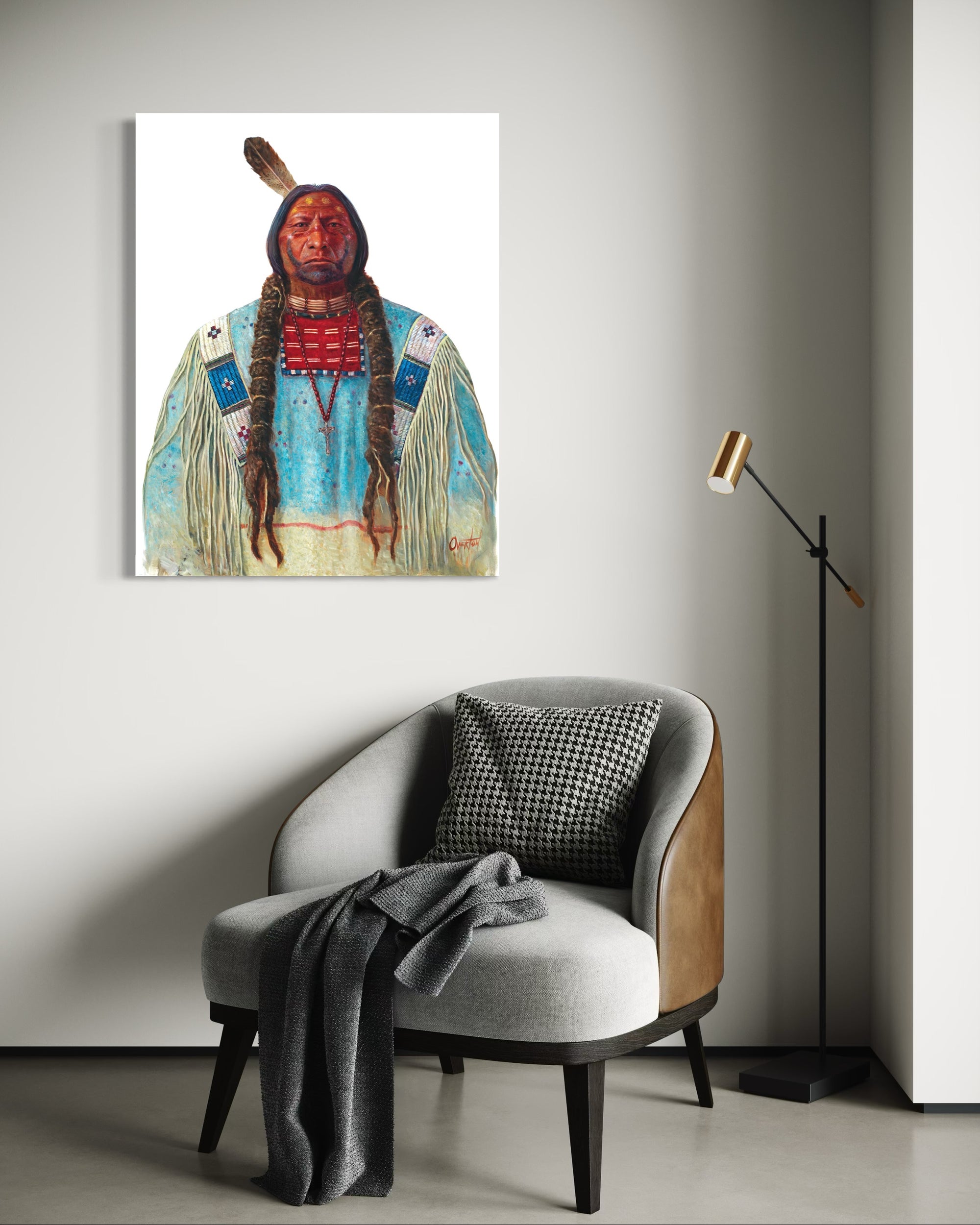 SITTING BULL | Luxe Collection Canvas Print
