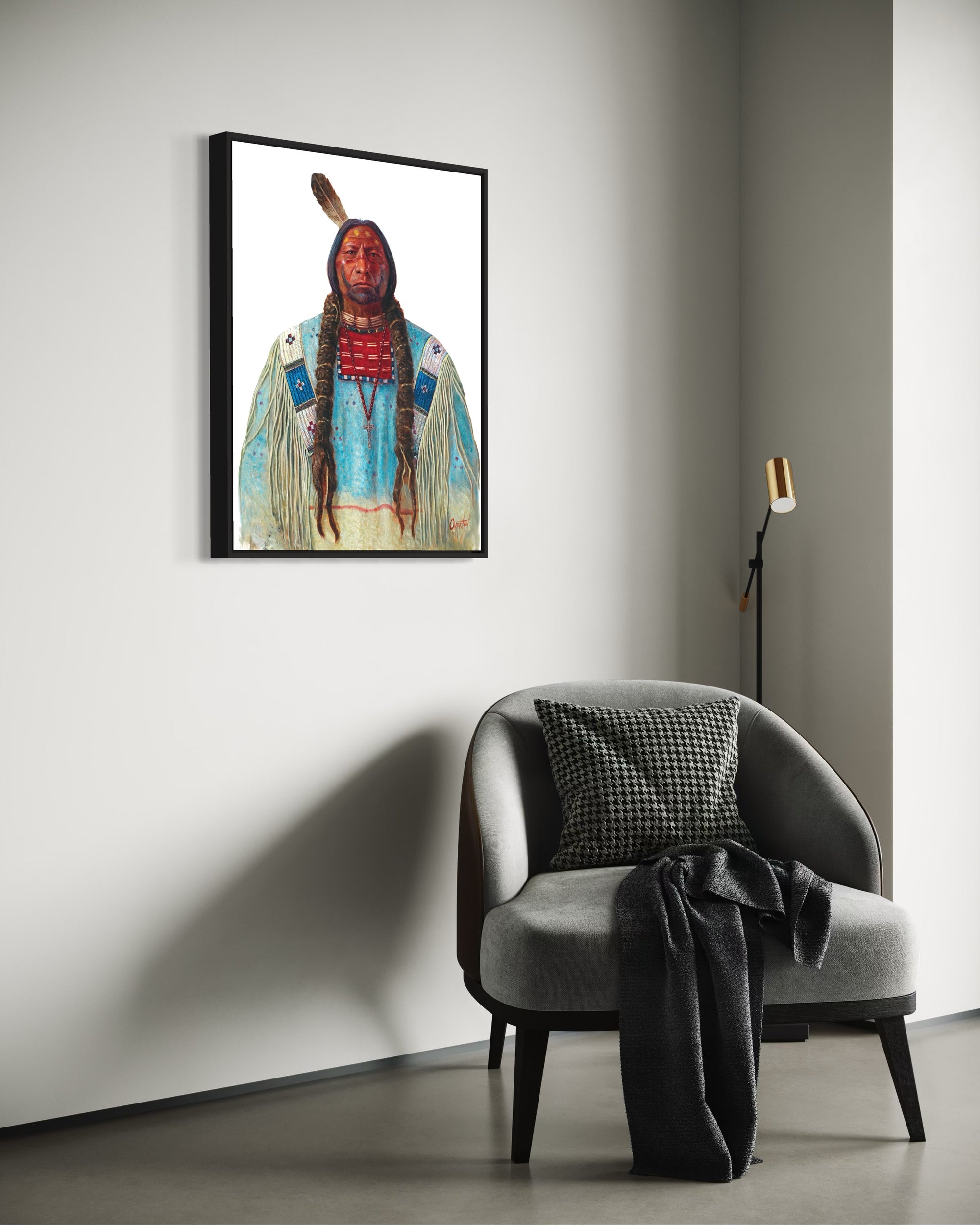 SITTING BULL | Luxe Collection Canvas Print