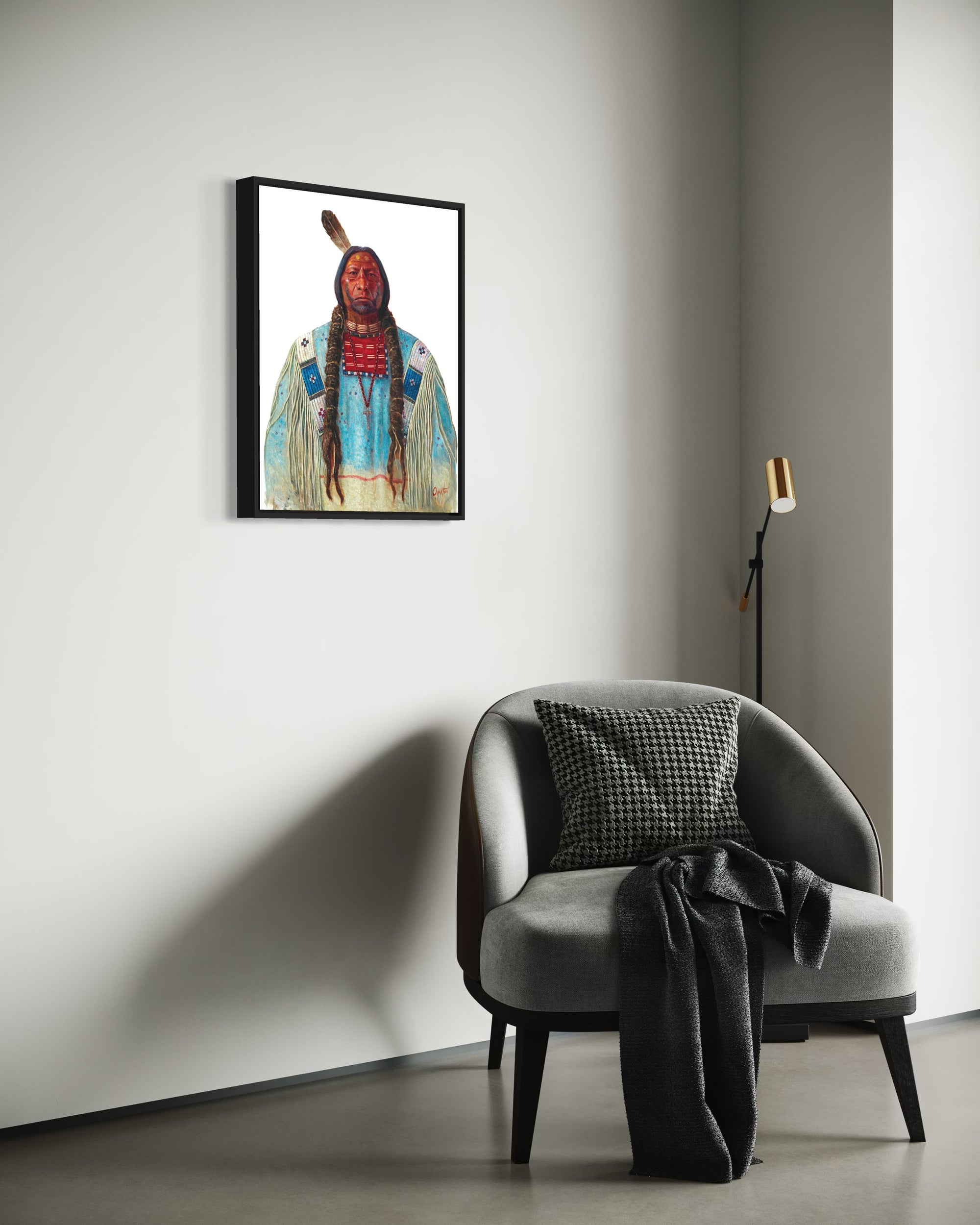 SITTING BULL | Luxe Collection Canvas Print
